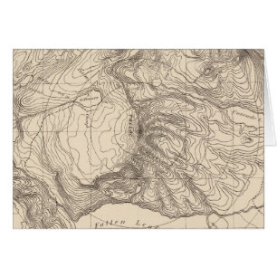 Horizontale Skizze von Tallac Peak, Cal