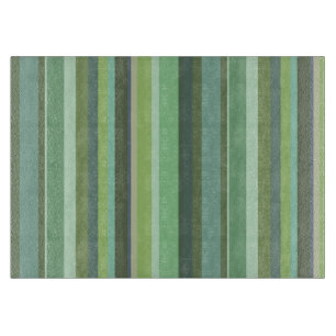 Horizontale Streifen aus Olivengrün Schneidebrett