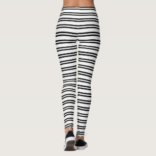 Horizontale Streifen-gestreiftes Leggings