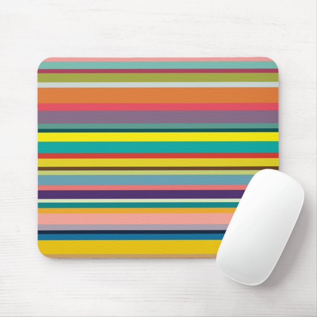 Horizontale Streifen Mousepad (Mit Mouse)