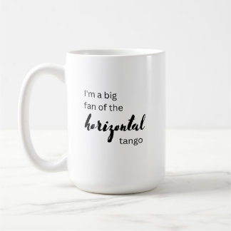 Horizontale Tango Fan-Tasse Kaffeetasse