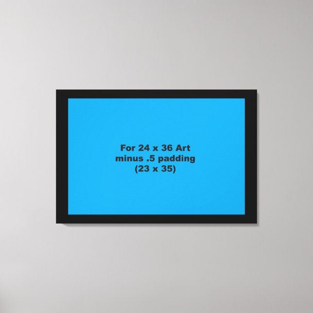 Horizontale Wrap-Leinwand mit 24 x 36 Dicke Leinwanddruck (Vorderseite)