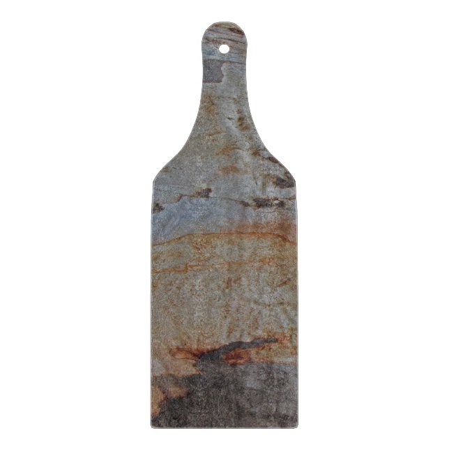 Horizontaler Holzkornbaum Foto Schneidebrett (Vorderseite)