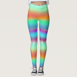Horizontaler Regenbogen Leggings