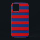 Horizontaler Stil für große Nautikthemen Case-Mate iPhone Hülle<br><div class="desc">Eine moderne,  lebendige,  rote und blaue Streifen Print-Dekoration für ein feines,  individuelles Geschenk. Verwenden Sie den Link "Diesen Designer Gefragt",  um uns mit Ihren speziellen Designanfragen oder für Hilfe bei Ihren individuellen Projektbedürfnissen zu kontaktieren. Eine tolle Geschenkidee!</div>
