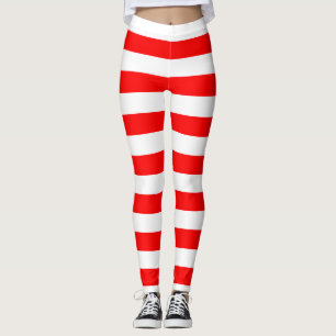 Horizontaler Streifen mit den Farben der nationale Leggings