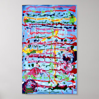 Horizontaler Tropfen Poster