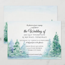 Horizontaler Wasserfarben Rustikaler Bergwaldsee