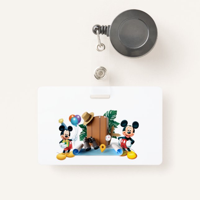 Horizontales Abzeichen Ausweis (Vorderseite mit Rechteck)