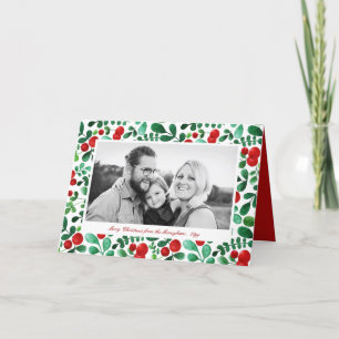 Horizontales Foto für frische Berries Feiertagskarte