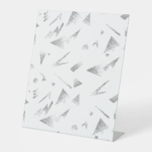 Horizontales, graues Wolkenschild Sockelschild