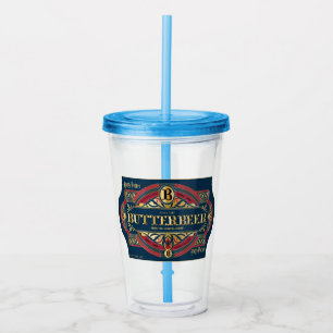 Horizontales Logo "BUTTERBEER™" Acryltrinkbecher