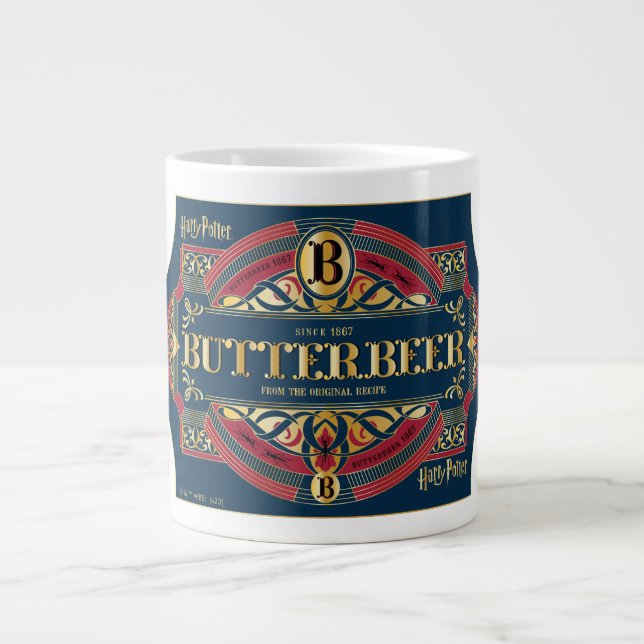 Horizontales Logo "BUTTERBEER™" Jumbo-Tasse (Vorderseite)
