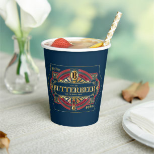 Horizontales Logo "BUTTERBEER™" Pappbecher
