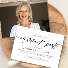 Horizontales Party für die einfache Skriptausgabe  Einladung