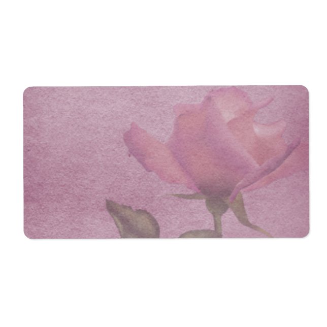 Horizontales rosa Rosenapothekenschild (Vorne)