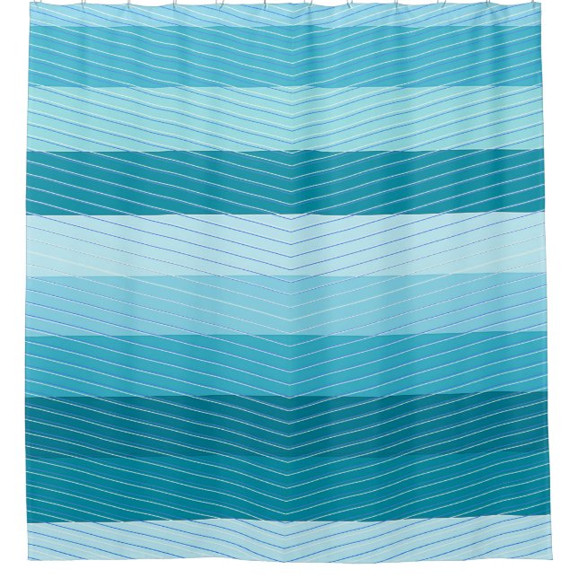 Horizontalfarbton Duschvorhang (Vorderseite)