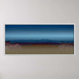 Horizontallinie Poster