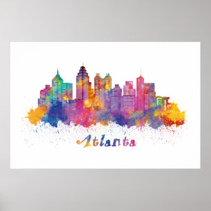 Horizonte de Atlanta Poster