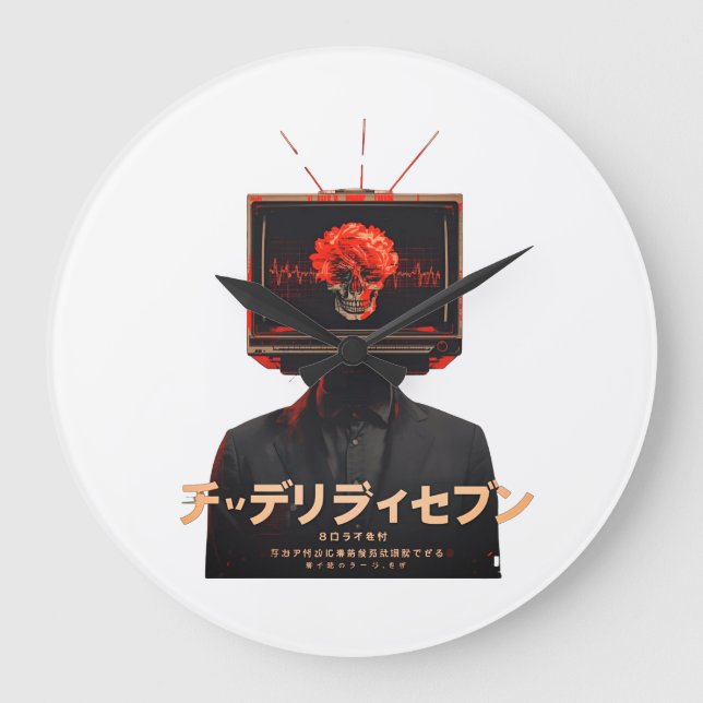 Horloge en Acrylique Große Wanduhr (Vorderseite)