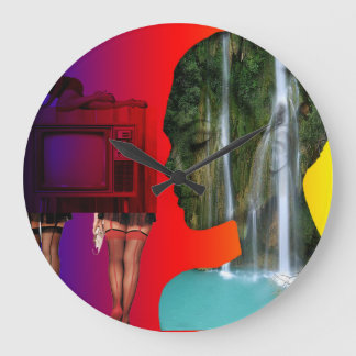 Horloge en Acrylique Große Wanduhr