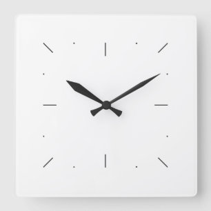 Horloge Moderne Quadratische Wanduhr