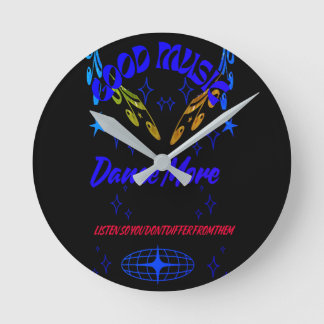 horloge mural, Music Dance Runde Wanduhr