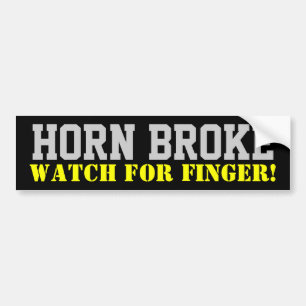 Horn brach autoaufkleber