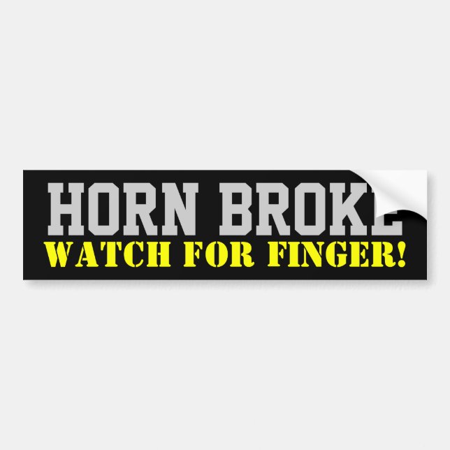 Horn brach autoaufkleber (Vorne)