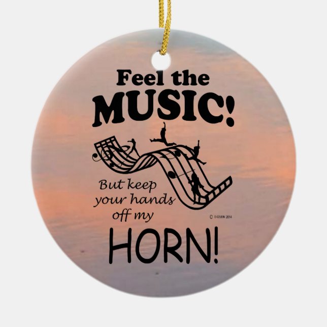 Horn Feel Keramik Ornament (Vorne)