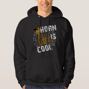 Horn ist die coole französische Hornorchester-Mars Hoodie