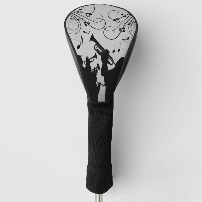 Horn Section Music Design Golf Headcover (Vorderseite)