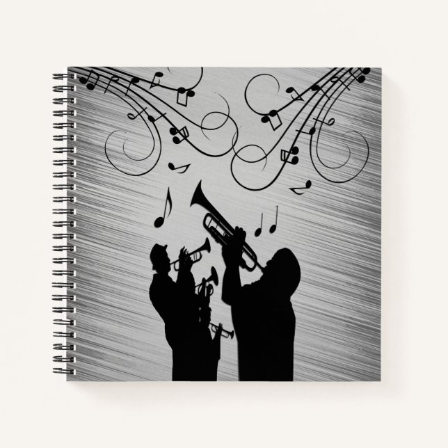 Horn Section Music Design Notizbuch (Vorderseite)