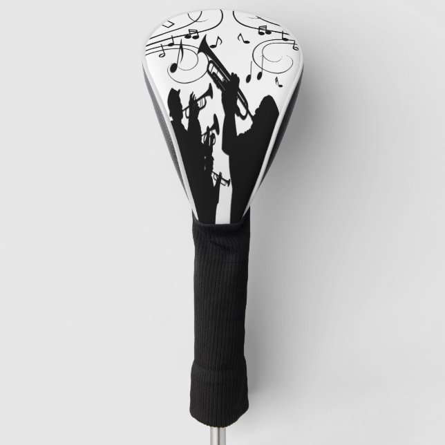 Horn Section Trumpet Jazz Music Golf Headcover (Vorderseite)