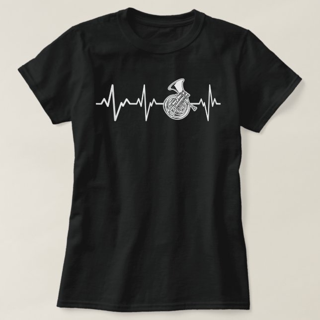 Horn-Spieler2 T-Shirt (Design vorne)
