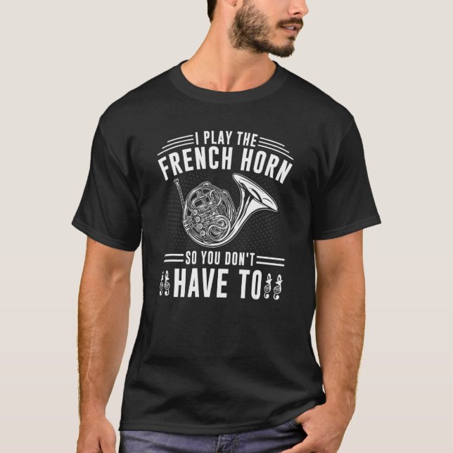 Horn-Spieler T-Shirt (Vorderseite)