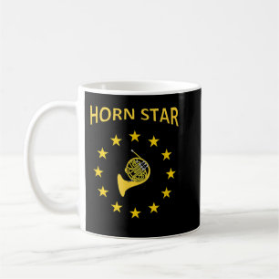 Horn Star. Funny French Horn Band1 Kaffeetasse