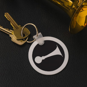 Horn-Symbol Schlüsselanhänger