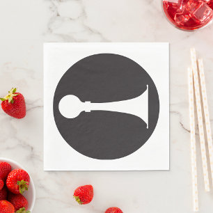 Horn-Symbol Serviette
