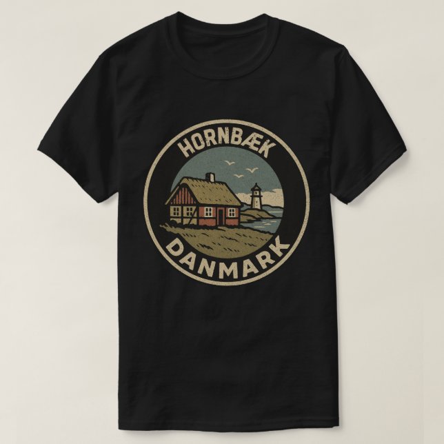 Hornbæk, Dänemark T-Shirt (Design vorne)
