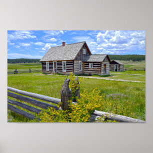 Hornbek Homestead, Florissant, Colorado Poster