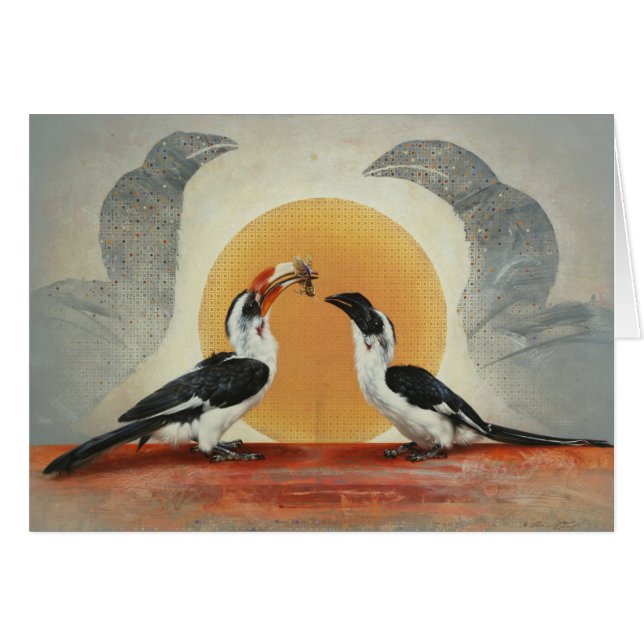Hornbill-leere Karte durch Andrew Denman (Vorderseite (Horizontal))