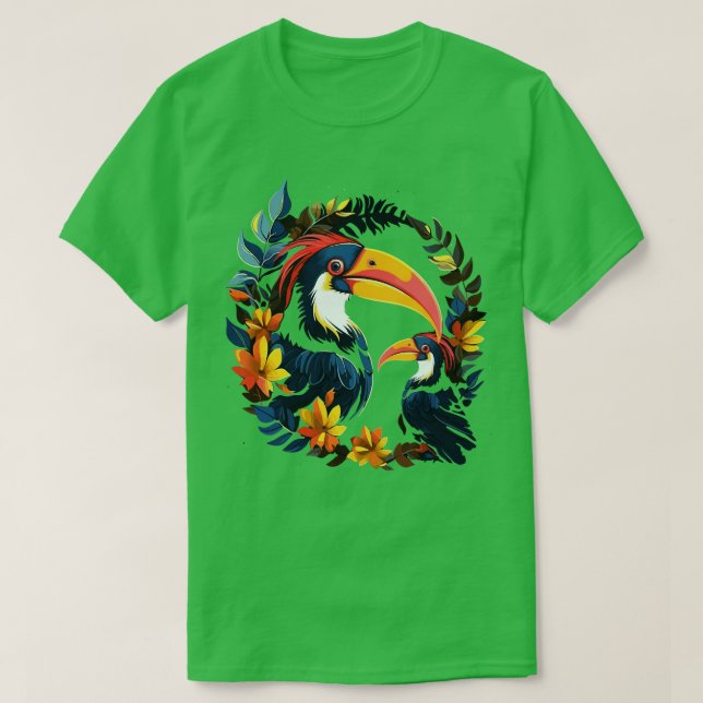 Hornbill Mütter Day T-Shirt (Design vorne)
