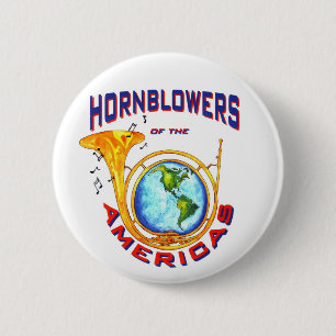 Hornblowers Logo Knopf Button