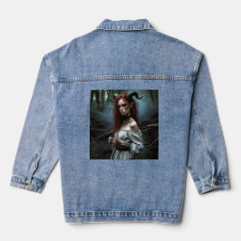 Horned demoness for fans jeansjacke