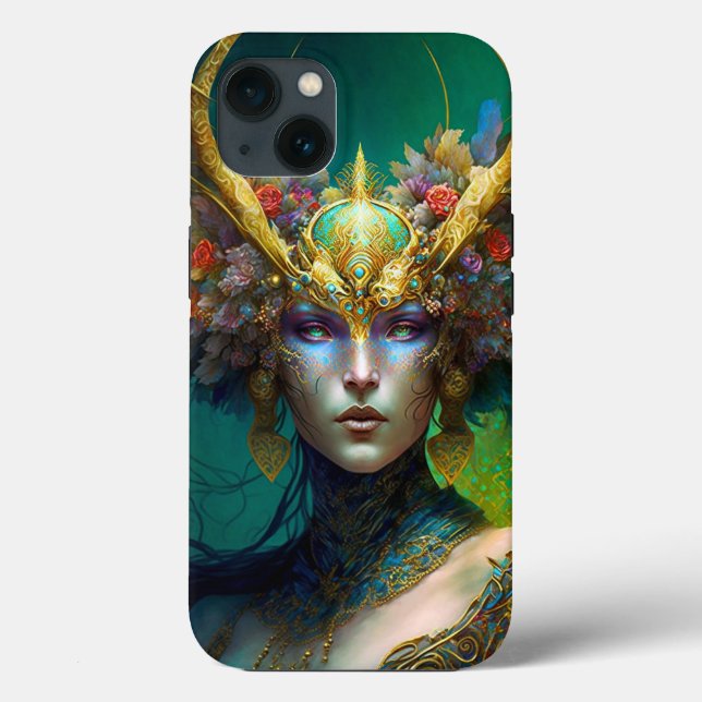 Horned Elf Fantasy Art Case-Mate iPhone Case (Rückseite)