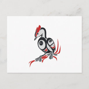 Horned Grebe Postkarte