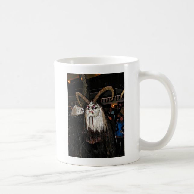Horned Japanese Devil Mask Tasse (Rechts)