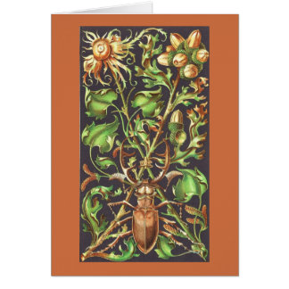 Horned Käfer in Brown