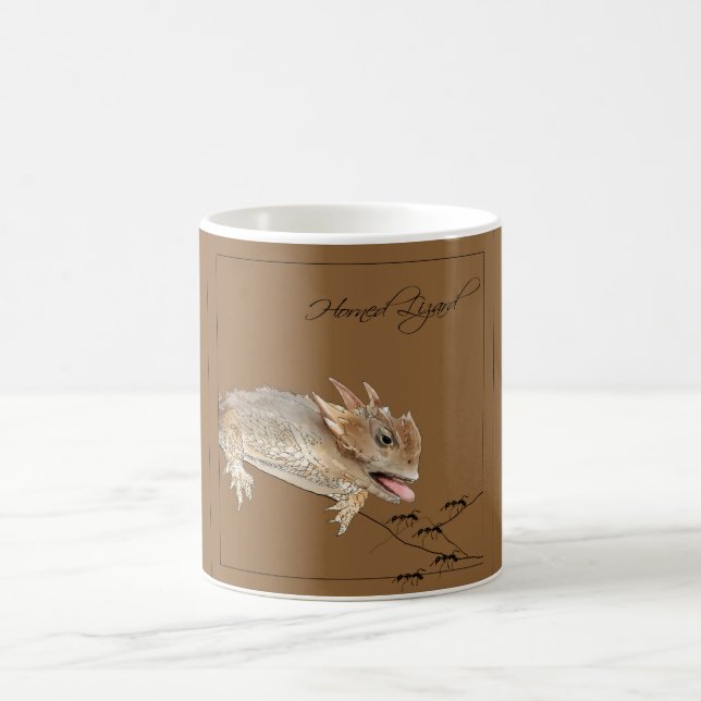 Horned Lizard Kaffeetasse (Mittel)